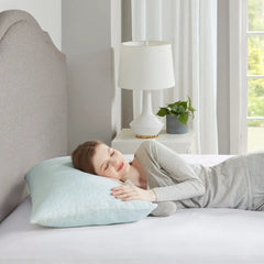 Shredded Memory Foam Pillow with Rayon Blend Cover perspective
