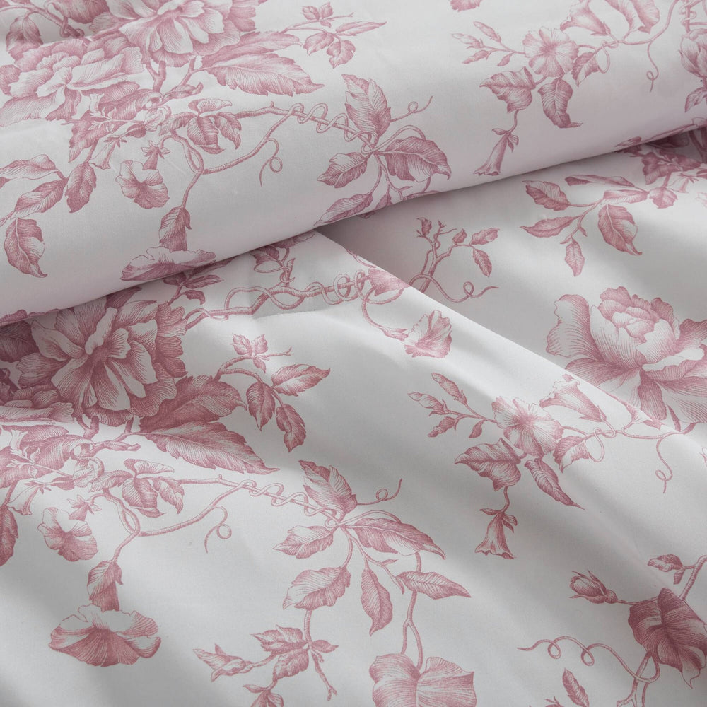 4 Pieces Twin/Twin XL Comforter Set with Decorative Pillows,Pink Media 12