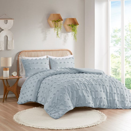 Full/Queen Clip Jacquard Comforter Set Media 6