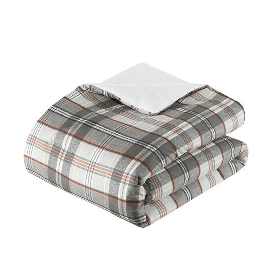 Full/Queen Plaid Comforter Set Media 15
