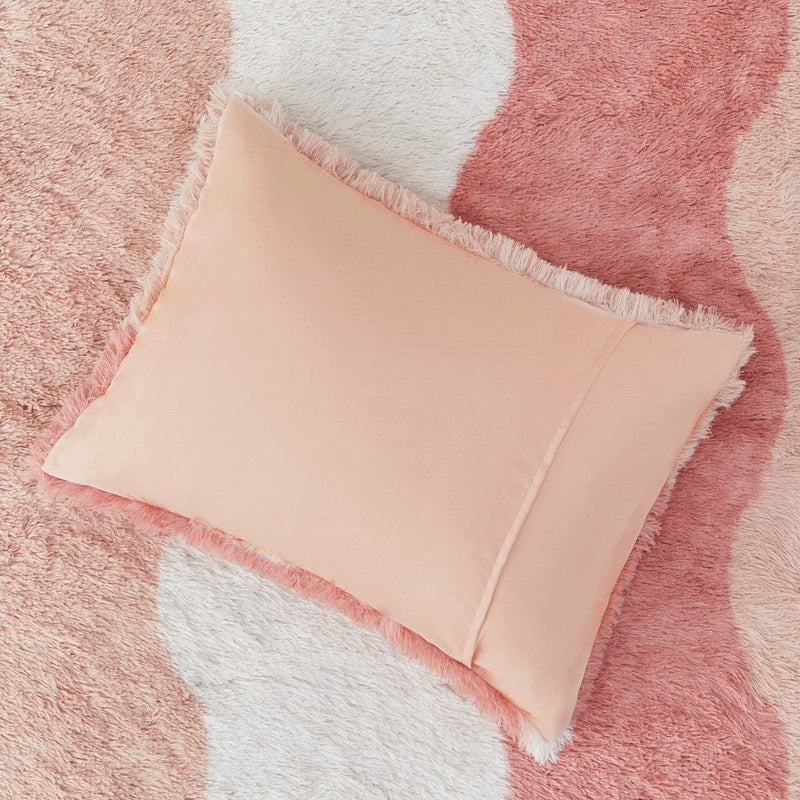 Twin/Twin XL Ombre Shaggy Faux Fur Comforter Set