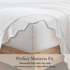 4 Pieces Cotton Sheet Set perspective