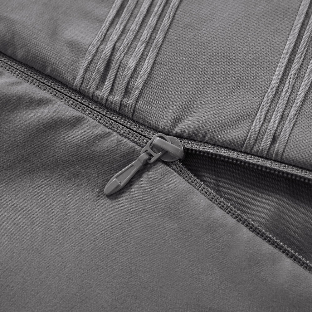3-Piece King Woven Striped Duvet Set Media 16