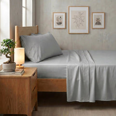 TENCEL Lyocell Sheet Set 4-Piece Moisture-Wicking All-Season Sleep perspective