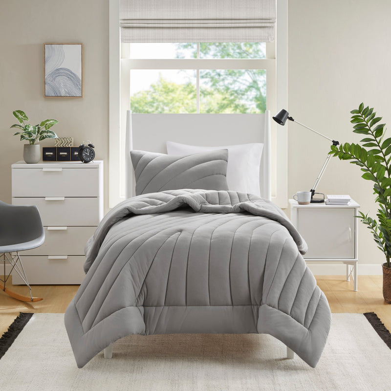 Poly Jersey Puffy Comforter Set