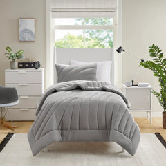 Poly Jersey Puffy Comforter Set perspective