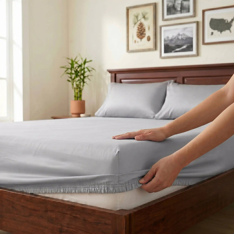 Bamboo Sheet Set Organic Bamboo & Oeko-Tex Certified Soft Sleep Comfort