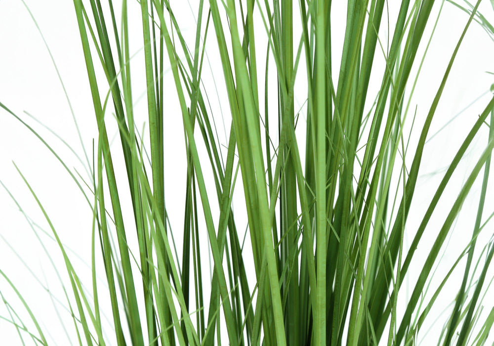 Artificial Plant, 47' Tall, Grass Tree, Indoor, Faux, Fake, Floor, Greenery, Potted, Real Touch, Decorative, Green Grass, Black Pot Media 4