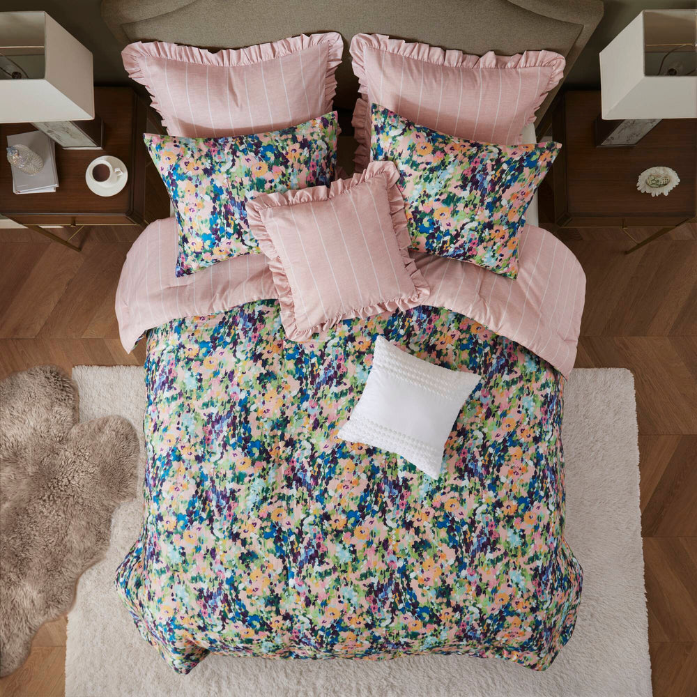 8PCS Cal King Comforter Set Media 21