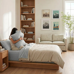 Bamboo Sheet Set Organic Bamboo & Oeko-Tex Certified Soft Sleep Comfort perspective