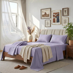 Bamboo Sheet Set Organic Bamboo & Oeko-Tex Certified Soft Sleep Comfort perspective
