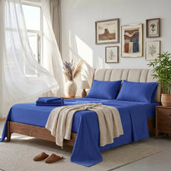 Bamboo Sheet Set Organic Bamboo & Oeko-Tex Certified Soft Sleep Comfort perspective