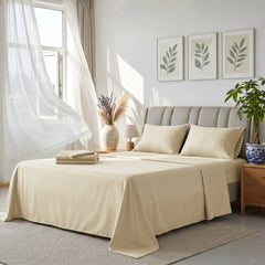 TENCEL Lyocell Sheet Set 4-Piece Moisture-Wicking All-Season Sleep perspective
