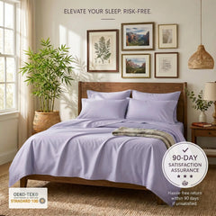 Bamboo Sheet Set Organic Bamboo & Oeko-Tex Certified Soft Sleep Comfort perspective