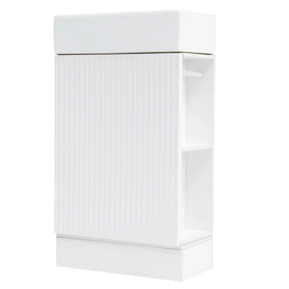 Bathroom Vanity Cabinet With Two Tier Shelf Left Or Right Orientation Media 36