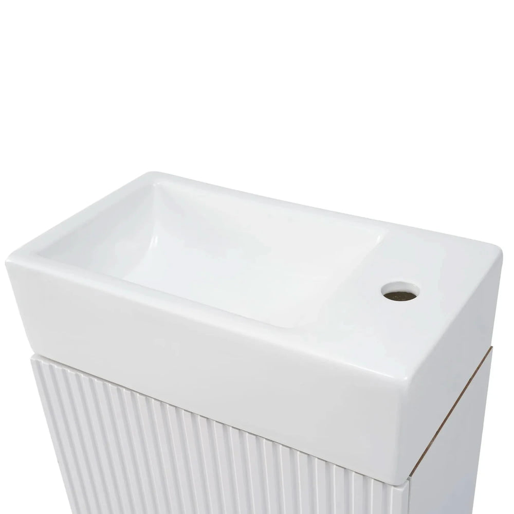 Bathroom Vanity Cabinet With Two Tier Shelf Left Or Right Orientation Media 24