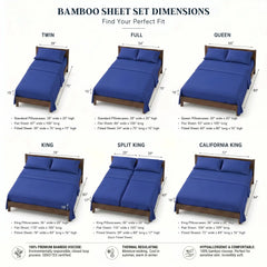 Bamboo Sheet Set Organic Bamboo & Oeko-Tex Certified Soft Sleep Comfort perspective