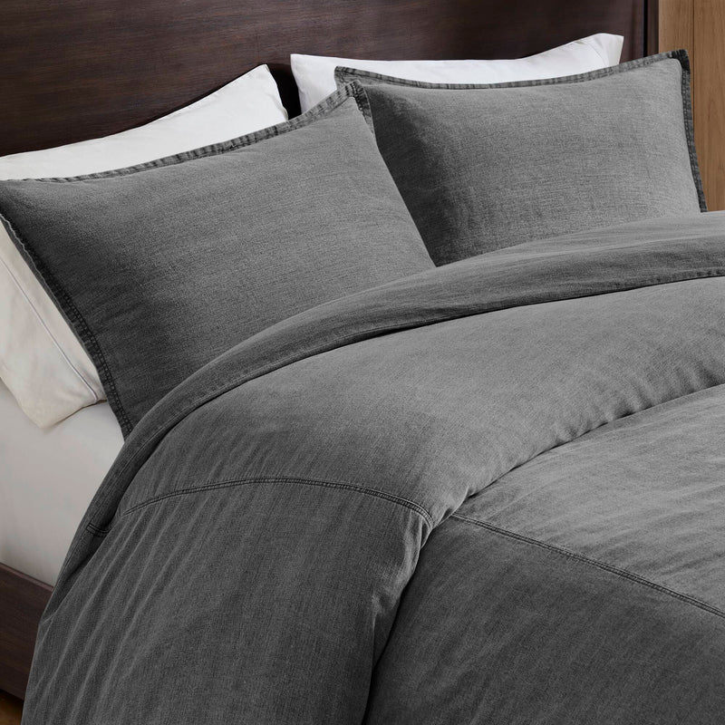 3PCS Twill Washed Duvet Set