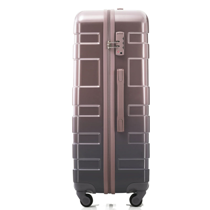 Luggage Set ABS Hardside Lightweight Golden 20 24 28 Inches Spinner Wheels TSA Lock