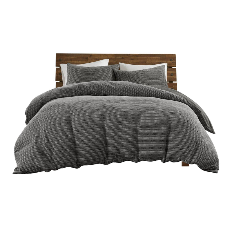 3PCS Waffle Washed Duvet Set