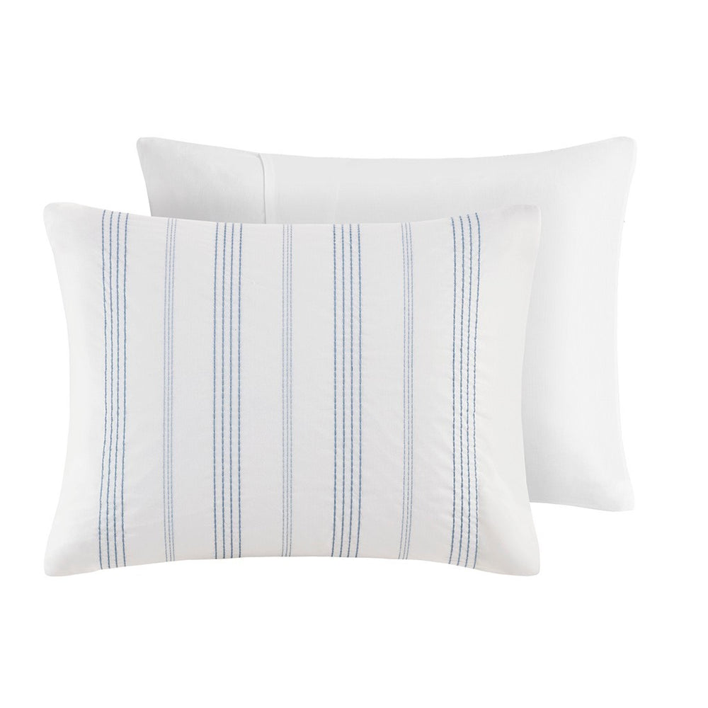 5 Piece Cotton Jaquard Duvet Set-Full/Queen Media 10
