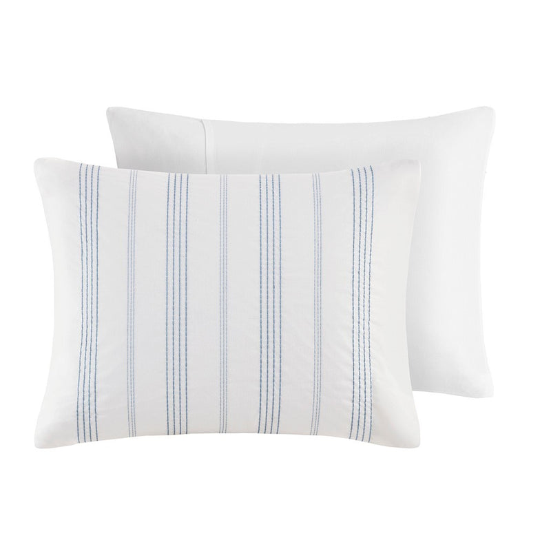 5 Piece Cotton Jaquard Duvet Set-King/Cal King