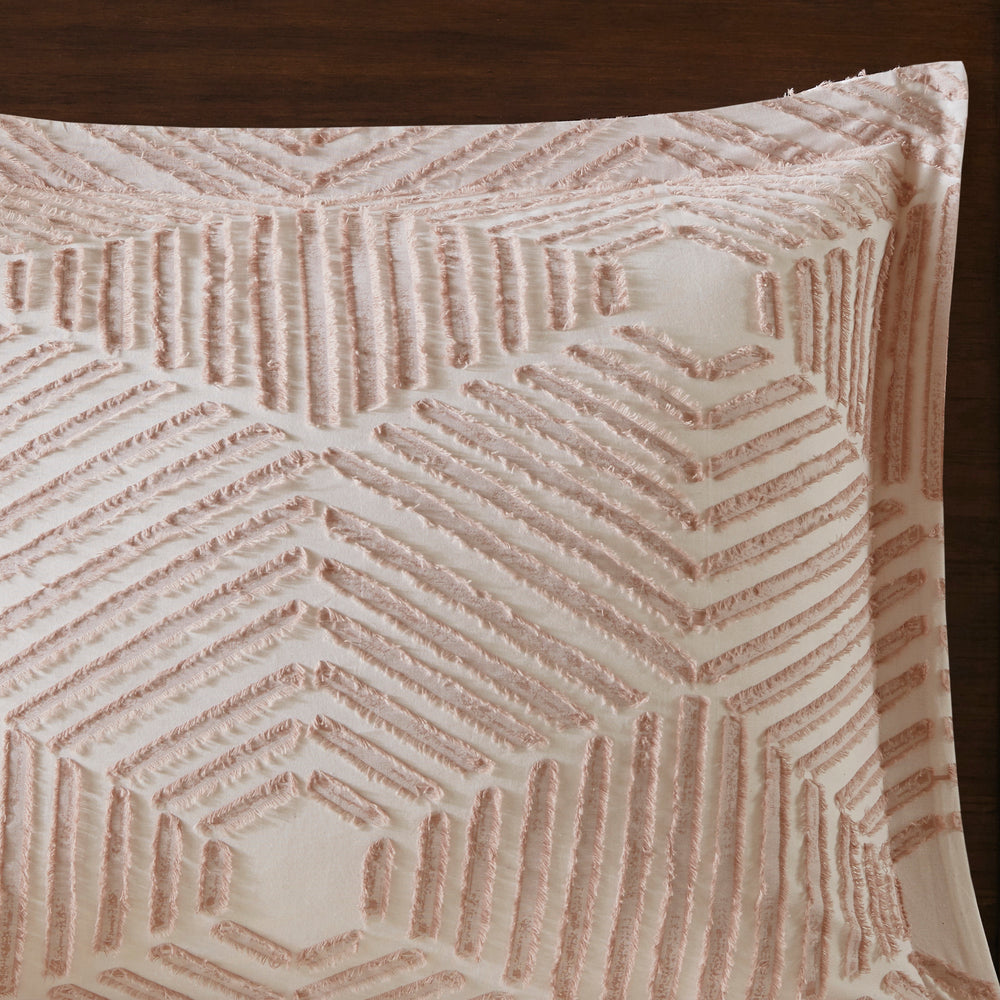 Full/Queen Cotton Jacquard Duvet Cover Set Media 7