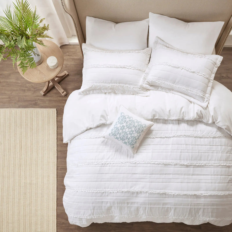 4 Piece Microfiber 2-in-1 Duvet Set