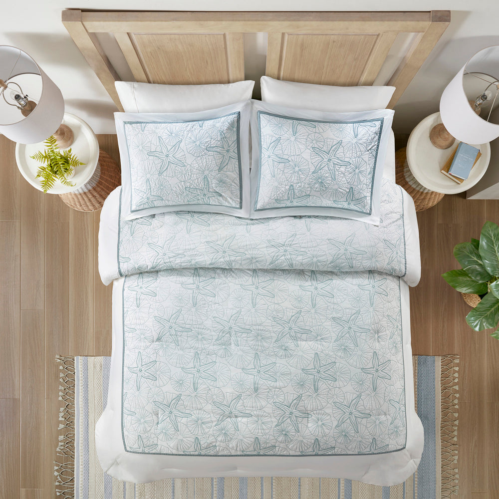 Comforter Set White Cal King Media 16