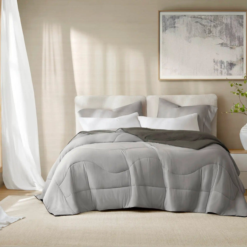 1-Piece Reversible Tencel Comforter Blanket