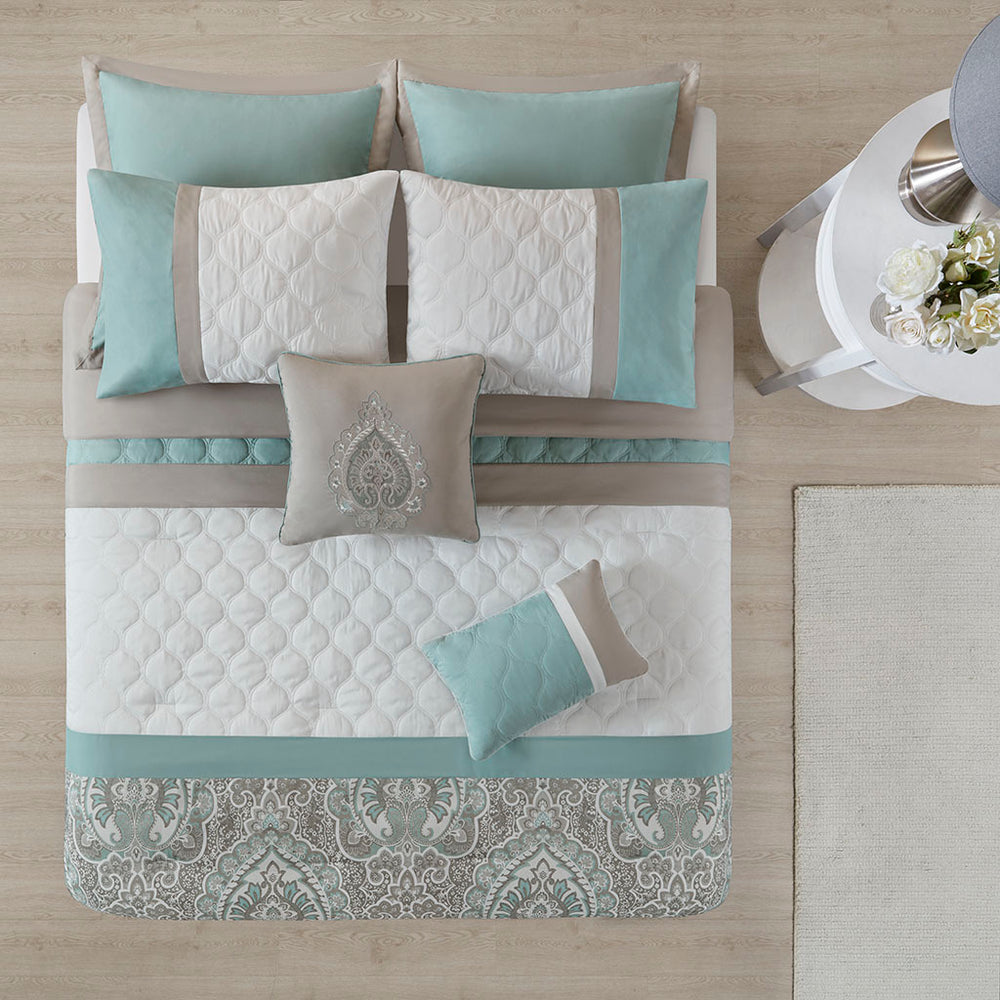 Cal King 8 Piece Comforter Set Media 5