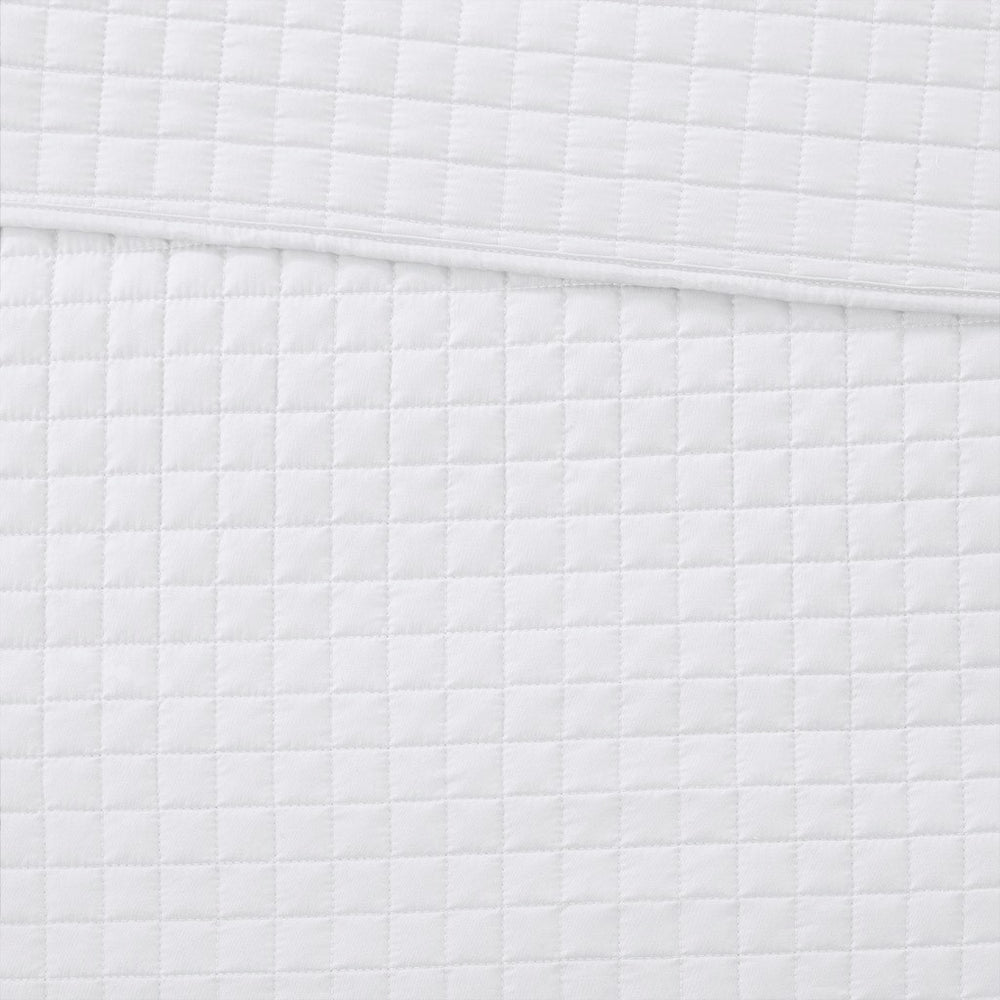 3 Piece Reversible Quilt Set White Full/Queen Media 5