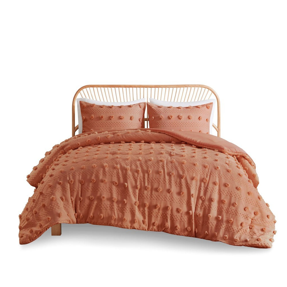 Full/Queen Clip Jacquard Comforter Set Media 2