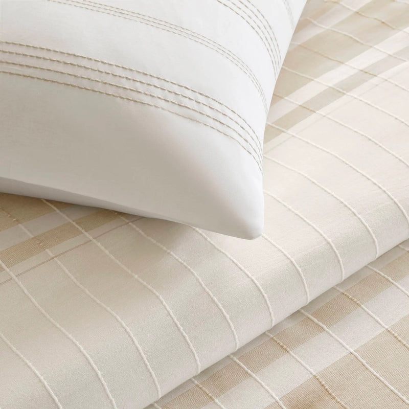 5 Piece Cotton Jaquard Duvet Set