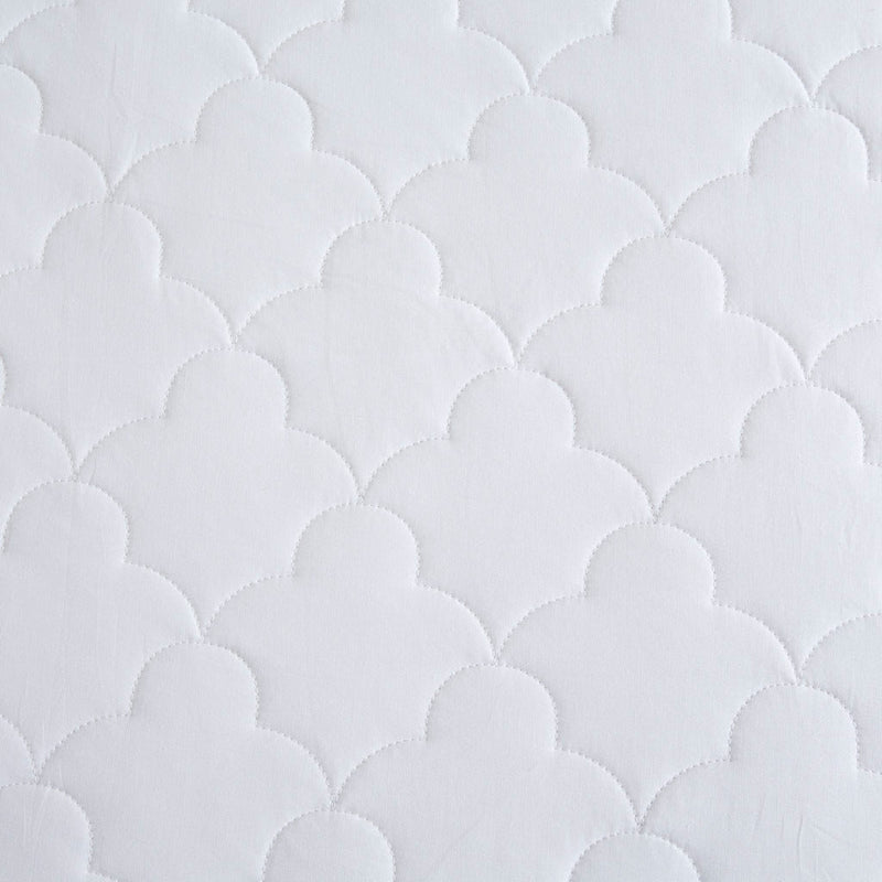 Cotton Percale Quilted Mattress Pad