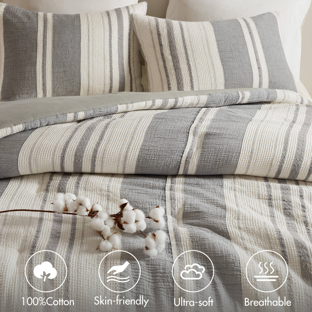 3PCS Full/Queen Comforter 3 PCS Set Media 4