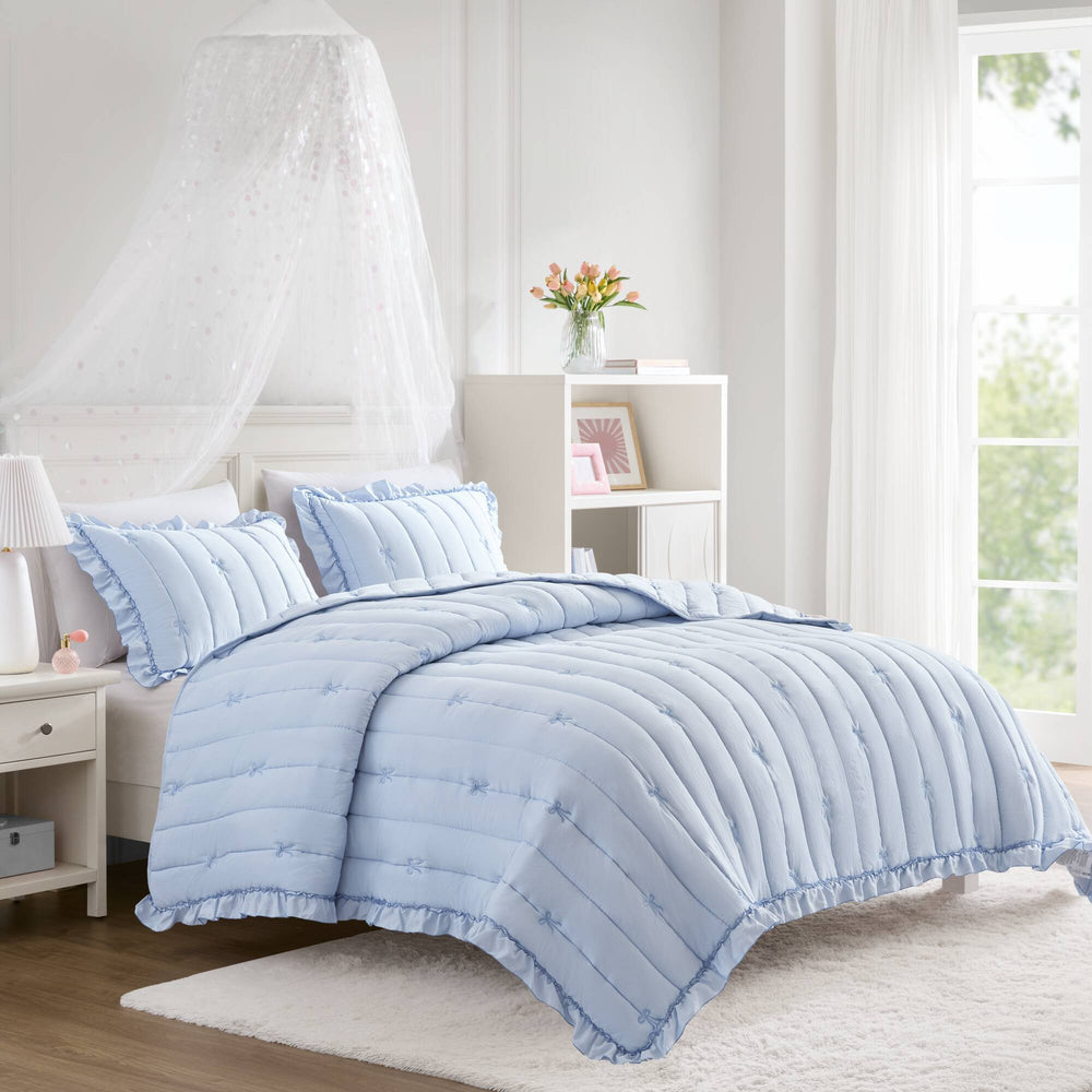 3- Piece Full/Queen Quilt Mini Set Media 1