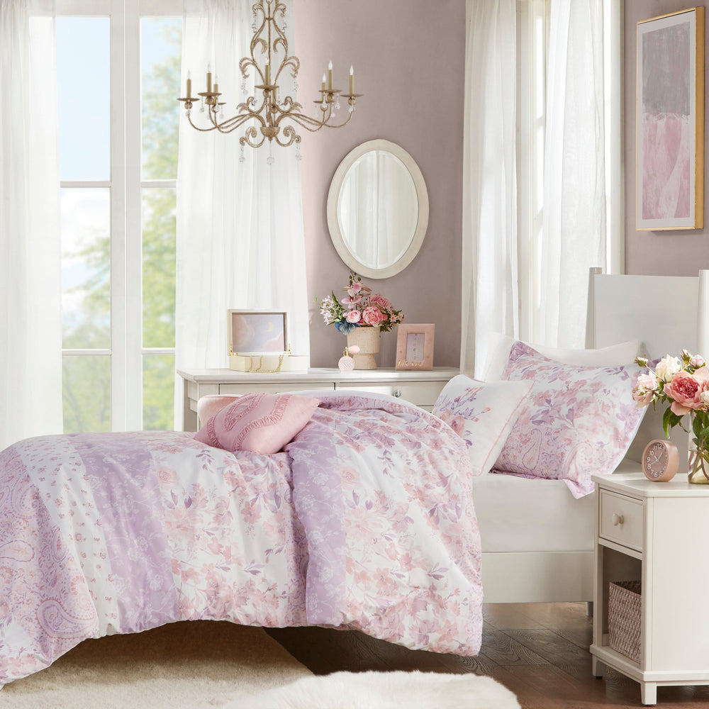 Floral Paisley Comforter Set Full/Queen Media 10