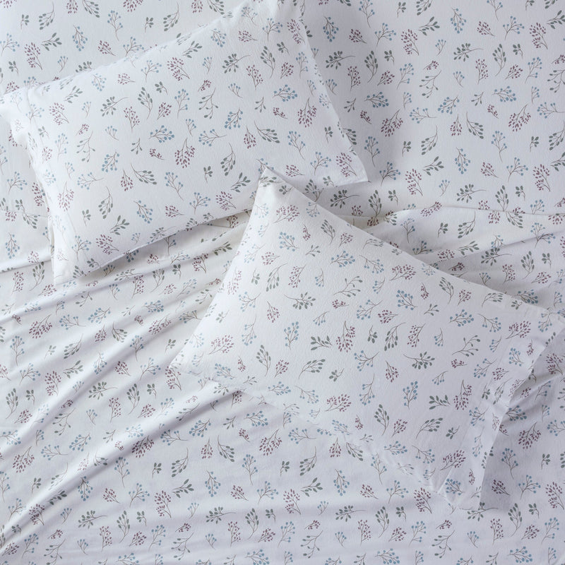 4-Piece 100% Cotton Printed Sheet Set
