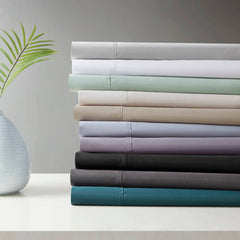 4-Piece Cooling Cotton Blend Sheet Set perspective
