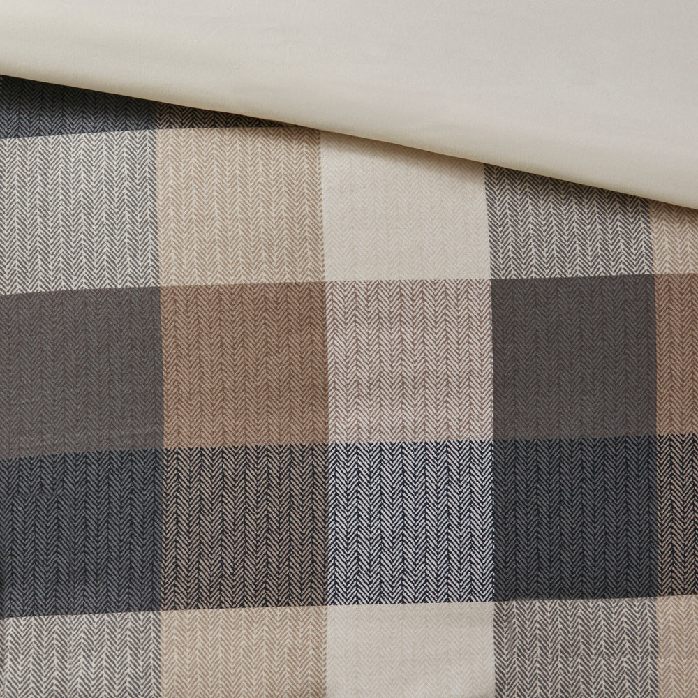 King/Cal King 6 Piece Herringbone Duvet Cover Set Media 16