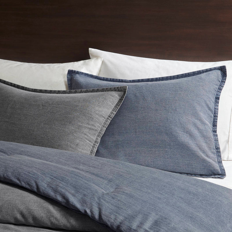 3PCS Twill Washed Duvet Set