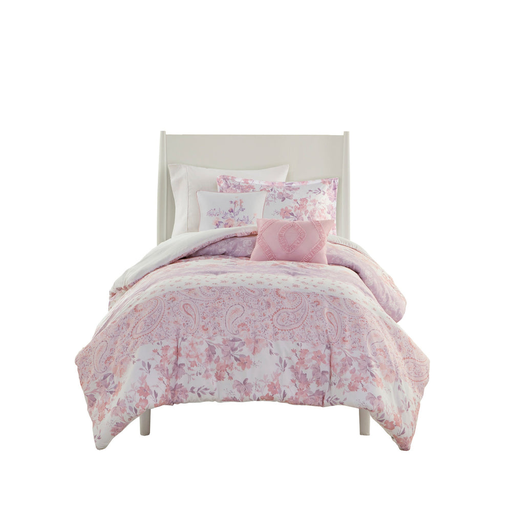 Floral Paisley Comforter Set Full/Queen Media 4