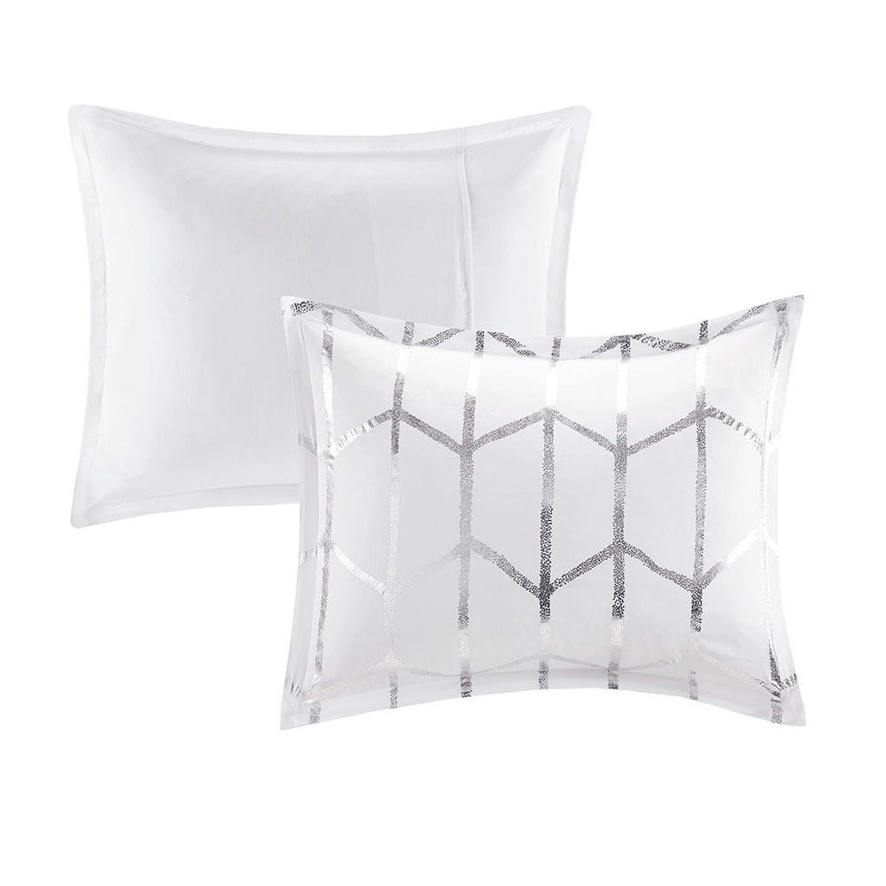Twin/Twin XL Metallic Printed Comforter Set Media 16