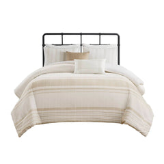 5 Piece Cotton Jaquard Duvet Set perspective
