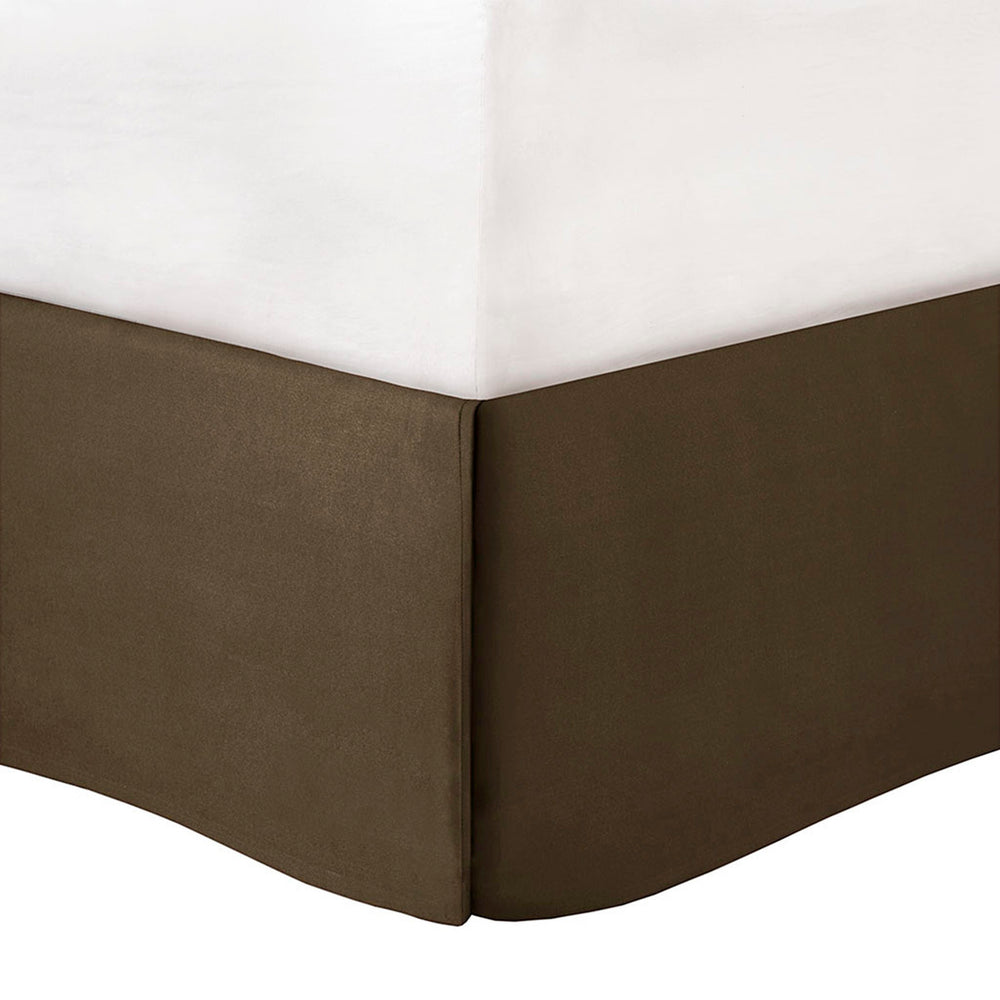 7 PC Pieced Faux Suede Comforter Set Natural Queen Media 7