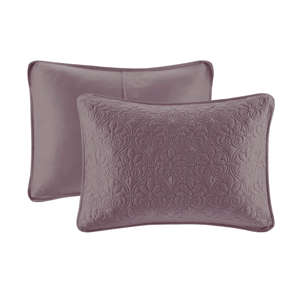 Reversible Bedspread Set Purple King Media 9