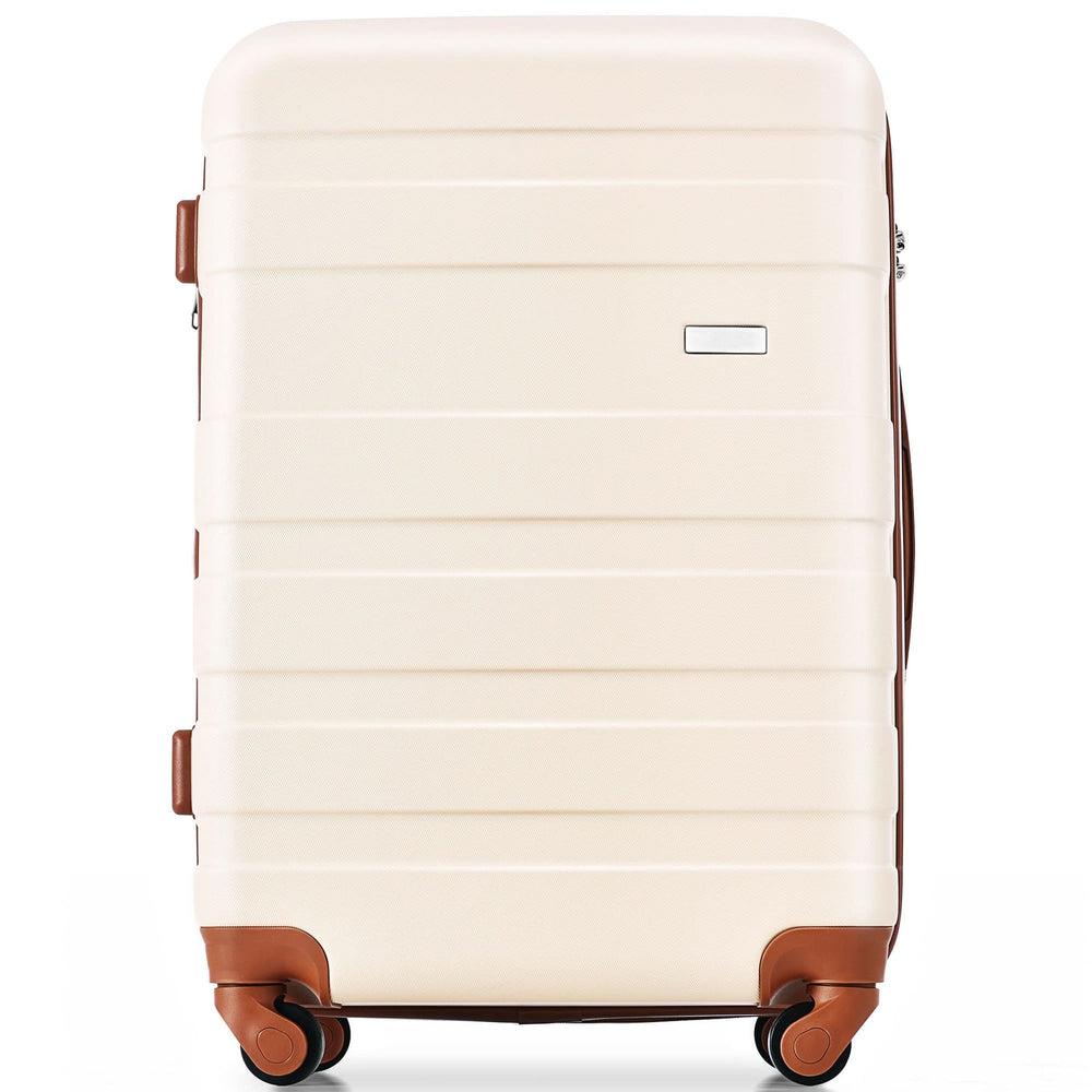 ABS Luggage Set Lightweight Hardside 3 Piece & Spinner Wheels & TSA Lock System Media 2