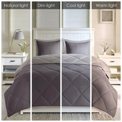 3M Scotchgard Diamond Quilting Reversible Down Alternative Comforter Set perspective