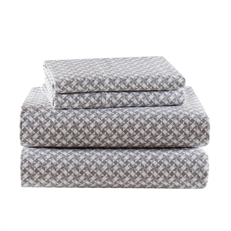 4-Piece 100% Cotton Printed Sheet Set